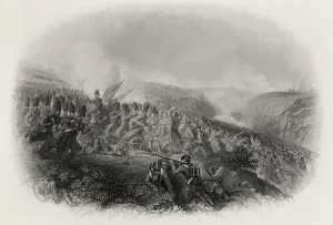 Battle Of Inkerman Gallery: The Battle of Inkermann, Charge of the Guards, 1854 (engraving)