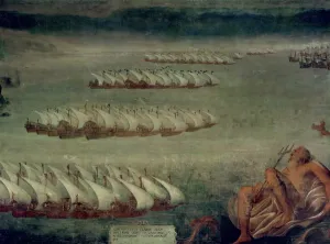 The Battle of Lepanto, 7th October 1571 (oil on canvas) The Battle of Lepanto, 7th October 1571 (oil on canvas)