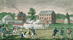 The Battle of Lexington, April 19th 1775, from Connecticut Historical Collections' The Battle of Lexington, April 19th 1775, from Connecticut Historical Collections'