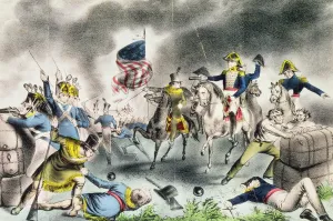 The Battle of New Orleans, January 8th 1814 (sic) pub. by Nathaniel Currier (litho) The Battle of New Orleans, January 8th 1814 (sic) pub. by Nathaniel Currier (litho)