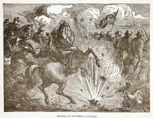 Battle of Pittsburgh Landing, from a book pub. 1896 (engraving) Battle of Pittsburgh Landing, from a book pub. 1896 (engraving)