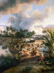 Battle of the Pyramids, 21st July 1798, detail of the Rout of the Mameluke Cavaliers
