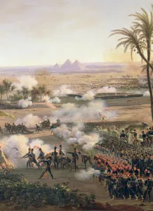 Battle of the Pyramids, 21st July 1798, 1806 (oil on canvas) (detail) Battle of the Pyramids, 21st July 1798, 1806 (oil on canvas) (detail)
