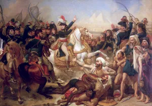The Battle of the Pyramids, 21st July 1798 (oil on canvas) The Battle of the Pyramids, 21st July 1798 (oil on canvas)