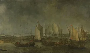 The Battle on the Slaak between the Dutch and Spanish Fleets during the Night of 12-13 The Battle on the Slaak between the Dutch and Spanish Fleets during the Night of 12-13
