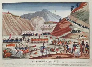 Battle of Somosierra on 30 November 1808 (colour litho) Battle of Somosierra on 30 November 1808 (colour litho)