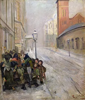 The battle for survival, 1887 (oil on canvas) The battle for survival, 1887 (oil on canvas)