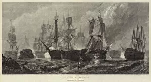 Battle Of Trafalgar Gallery: The Battle of Trafalgar (engraving)