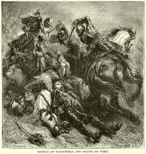 Battle of Wakefield and Death of York (engraving) Battle of Wakefield and Death of York (engraving)