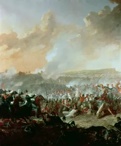 The Battle of Waterloo, 18th June 1815 (oil on canvas) (detail of 209202) The Battle of Waterloo, 18th June 1815 (oil on canvas) (detail of 209202)