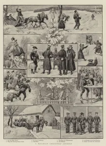 High Road Gallery: A Bavarian Christmas Journey (engraving)