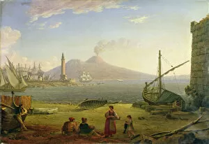 The Bay of Naples (oil on canvas)