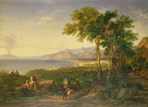 Sorrento Gallery: The Bay of Salerno, c.1820-30 (oil on canvas)