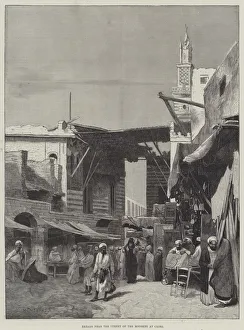 Bazaar near the Street of the Mooskee at Cairo (engraving) Bazaar near the Street of the Mooskee at Cairo (engraving)