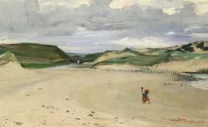 The Beach at Ambleteuse, 1869 (oil on canvas) The Beach at Ambleteuse, 1869 (oil on canvas)