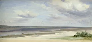 A Beach on the Baltic Sea at Laboe, 1842 (w/c on paper on card) A Beach on the Baltic Sea at Laboe, 1842 (w/c on paper on card)