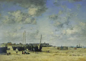 The Beach at Berck; La Plage de Berck, 1878 (oil on canvas) The Beach at Berck; La Plage de Berck, 1878 (oil on canvas)