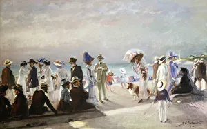Beach Scene; Scene de Plage, 1909 (oil on canvas) Beach Scene; Scene de Plage, 1909 (oil on canvas)