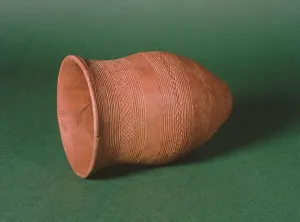 Beaker with incised decoration, from Dorchester-on-Thames, Bronze Age (pottery) Beaker with incised decoration, from Dorchester-on-Thames, Bronze Age (pottery)