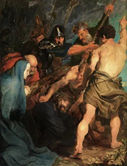 Painte Gallery: The Bearing of the Cross, 1618 (oil on panel)