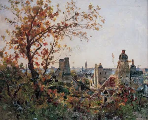 Belltower Gallery: Beaulieu-les-Loches, October 1886 (painting)