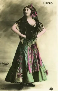 The beautiful Otero, postcard early 20th century. (photo) The beautiful Otero, postcard early 20th century. (photo)