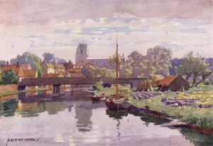 Beccles, on the Waveney, Suffolk (colour litho) Beccles, on the Waveney, Suffolk (colour litho)
