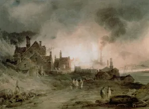Bedlam Furnace, Madeley Dale, Shropshire, 1803 Bedlam Furnace, Madeley Dale, Shropshire, 1803