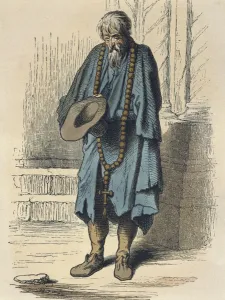 Beggar, after Jacques Callot (1592-1635) engraved by Adrien Lavieille (1818-62 Beggar, after Jacques Callot (1592-1635) engraved by Adrien Lavieille (1818-62
