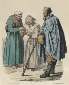 Beggars, after Jacques Callot (1592-1635) engraved by Adrien Lavieille (1818-62 Beggars, after Jacques Callot (1592-1635) engraved by Adrien Lavieille (1818-62
