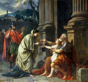 Belisarius Begging for Alms, 1781 (oil on canvas) Belisarius Begging for Alms, 1781 (oil on canvas)