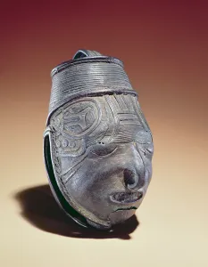 Bell from the west coast of Mexico, Late Postclassic Period, c.1200-1550 AD (copper) Bell from the west coast of Mexico, Late Postclassic Period, c.1200-1550 AD (copper)