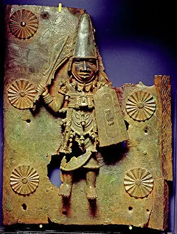 Related Images Collection: Benin Plaque, Nigeria (brass)