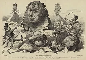 Impenetrable Gallery: Benjamin Disraeli as the Impenetrable (engraving)