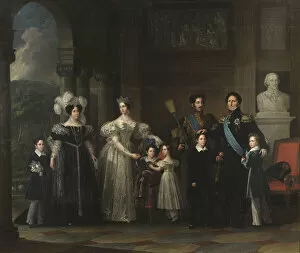 Beauharnais Gallery: The Bernadotte family, 1837 (oil on canvas)