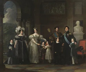 The Bernadotte family, 1837 (oil on canvas) The Bernadotte family, 1837 (oil on canvas)