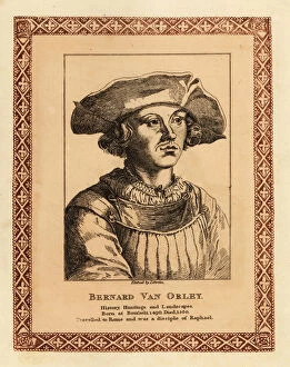 Anthony van (after) Dyck Collection: Bernard van Orley, Flemish Renaissance artist. 1817 (etching)