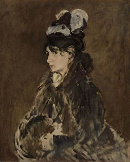 Images Dated 13th November 2012: Berthe Morisot, c.1873 (oil on fabric)