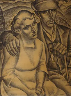 The Betrothed in the Forest of Bavaria, 1923 (charcoal on paper) The Betrothed in the Forest of Bavaria, 1923 (charcoal on paper)
