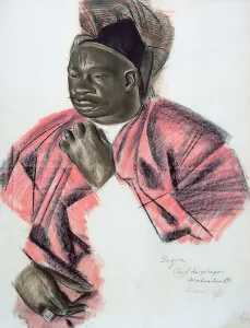 Bezou, 1927 (chalk on paper) Bezou, 1927 (chalk on paper)