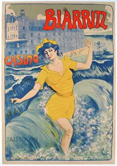 Luxury Resort Gallery: Biarritz Casino poster, 1902 (colour litho)
