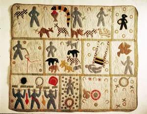 Biblical quilt, Virginia (cotton with applique) Biblical quilt, Virginia (cotton with applique)
