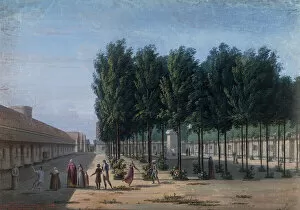 The Bicetre Asylum in Paris (gouache on paper)