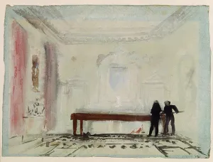 Billiard players at Petworth House, 1830 (gouache) Billiard players at Petworth House, 1830 (gouache)