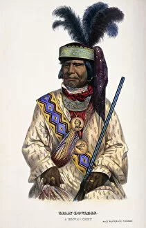 Billy-Bowlegs, A Seminole Chief, 1899 (hand-coloured lithograph)