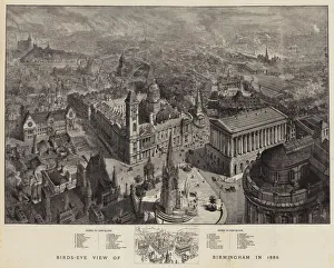 Birds-Eye View of Birmingham in 1886 (engraving) Birds-Eye View of Birmingham in 1886 (engraving)