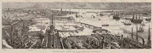 Bird's-Eye View of Portsmouth Harbour (engraving)
