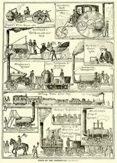 Birth of the Locomotive (engraving)