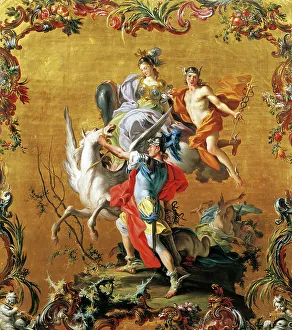The Birth of Pegasus, by Filippo Falciatore (active 1728-1768) The Birth of Pegasus, by Filippo Falciatore (active 1728-1768)