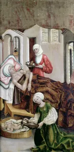 The Birth of St. John the Baptist, Kisszeben, 1490 The Birth of St. John the Baptist, Kisszeben, 1490